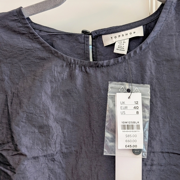 Topshop Dress Black Size 8 - Picture 2 of 7